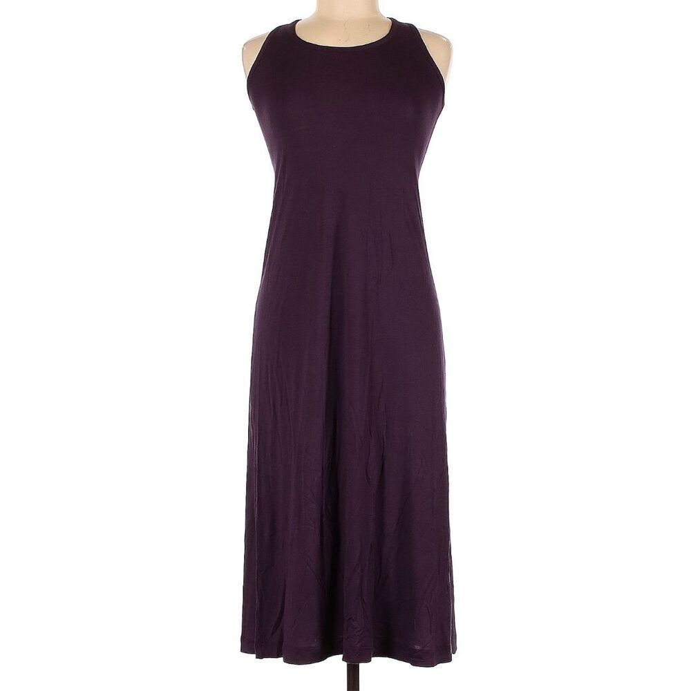 Theory P Racerback Dress Plum Purple XS XXS Midi
